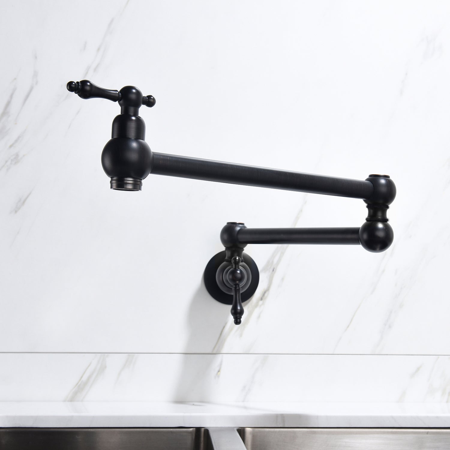 Folding faucet Pot Filler Faucet Wall Mount