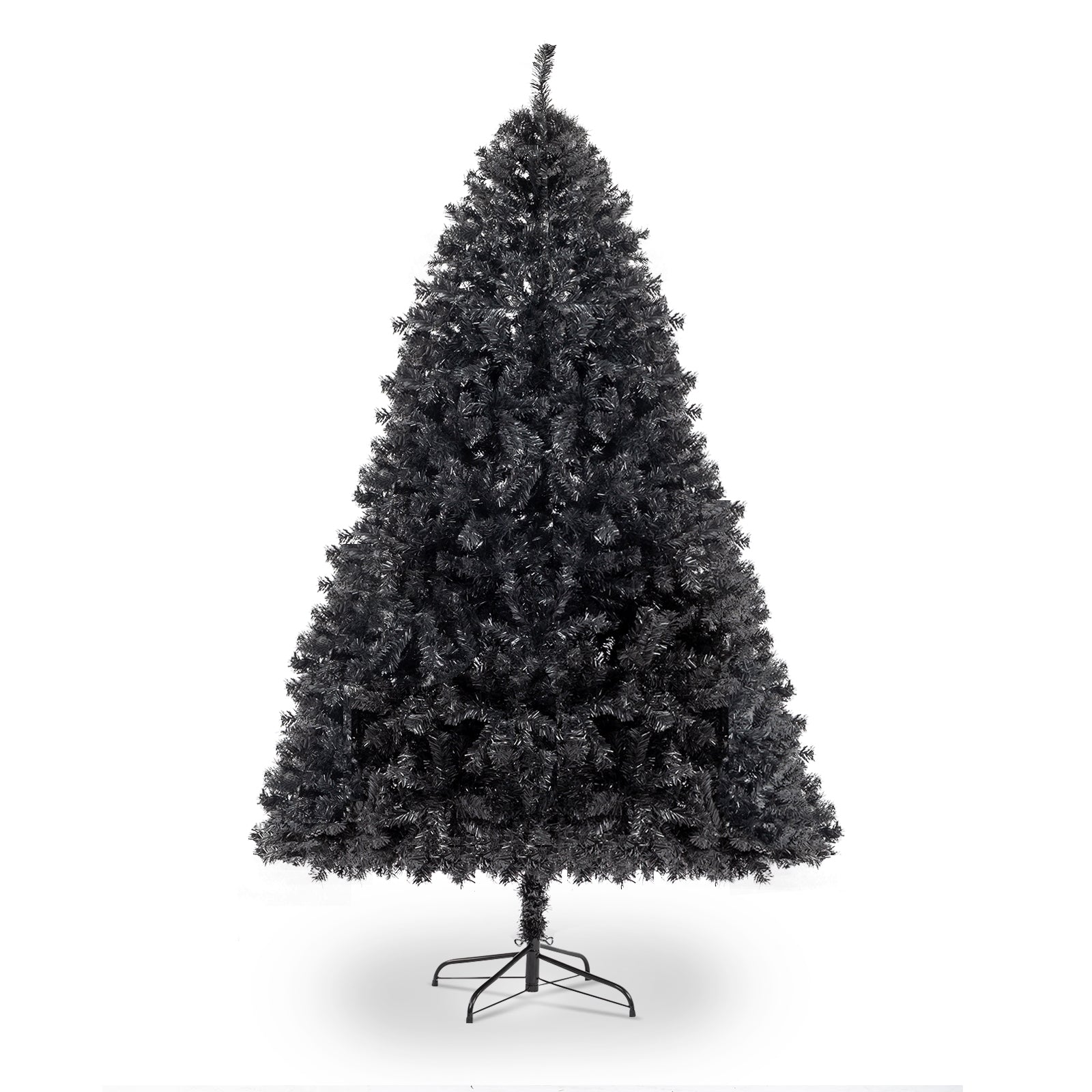 6ft 1150 Branches PVC Christmas Tree Black