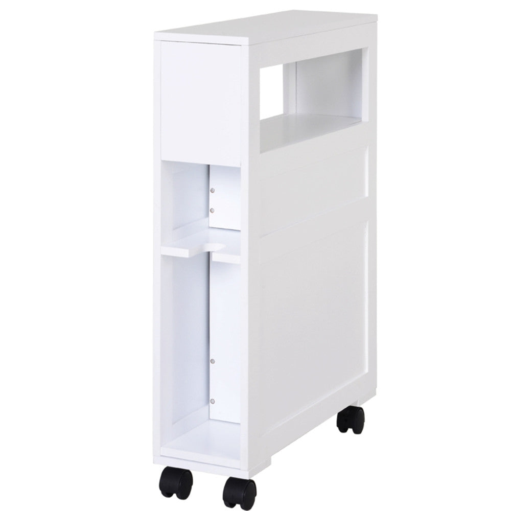 Bathroom Side Storage Cabinet - White ( Amazon Shipping)（Prohibited by WalMart）