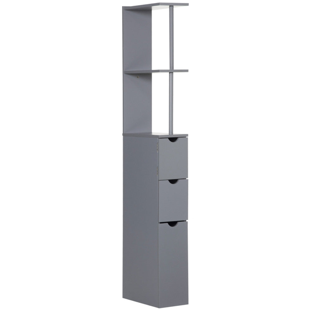 Bathroom Storage Cabinet-Grey ( Amazon Shipping)（Prohibited by WalMart）