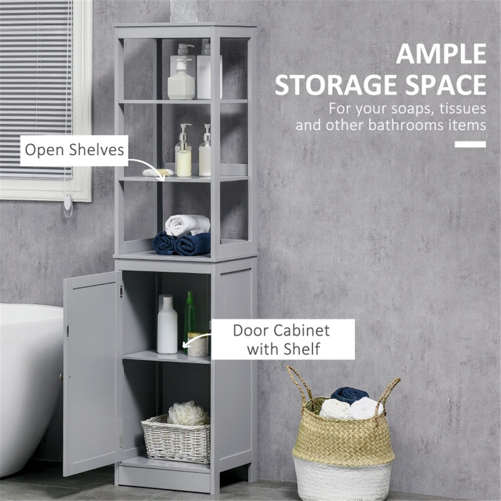 Bathroom Storage Cabinet-Gray ( Amazon Shipping)（Prohibited by WalMart）