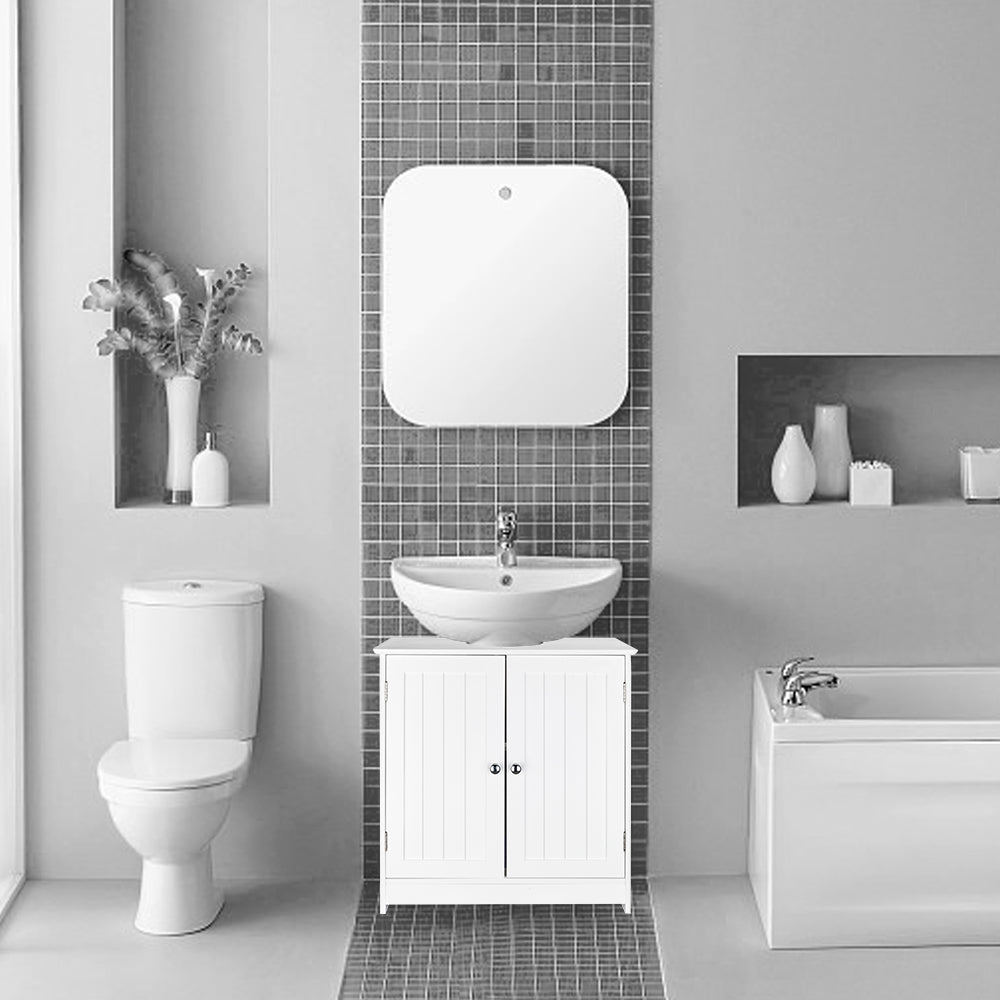 Storage Furniture Bathroom Sink Cabinet White