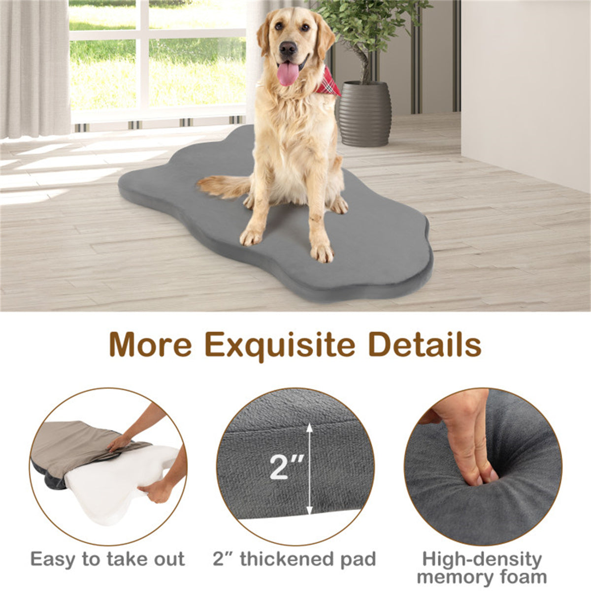 43 " Orthopedic Dog Bed for Large Dogs  ﻿