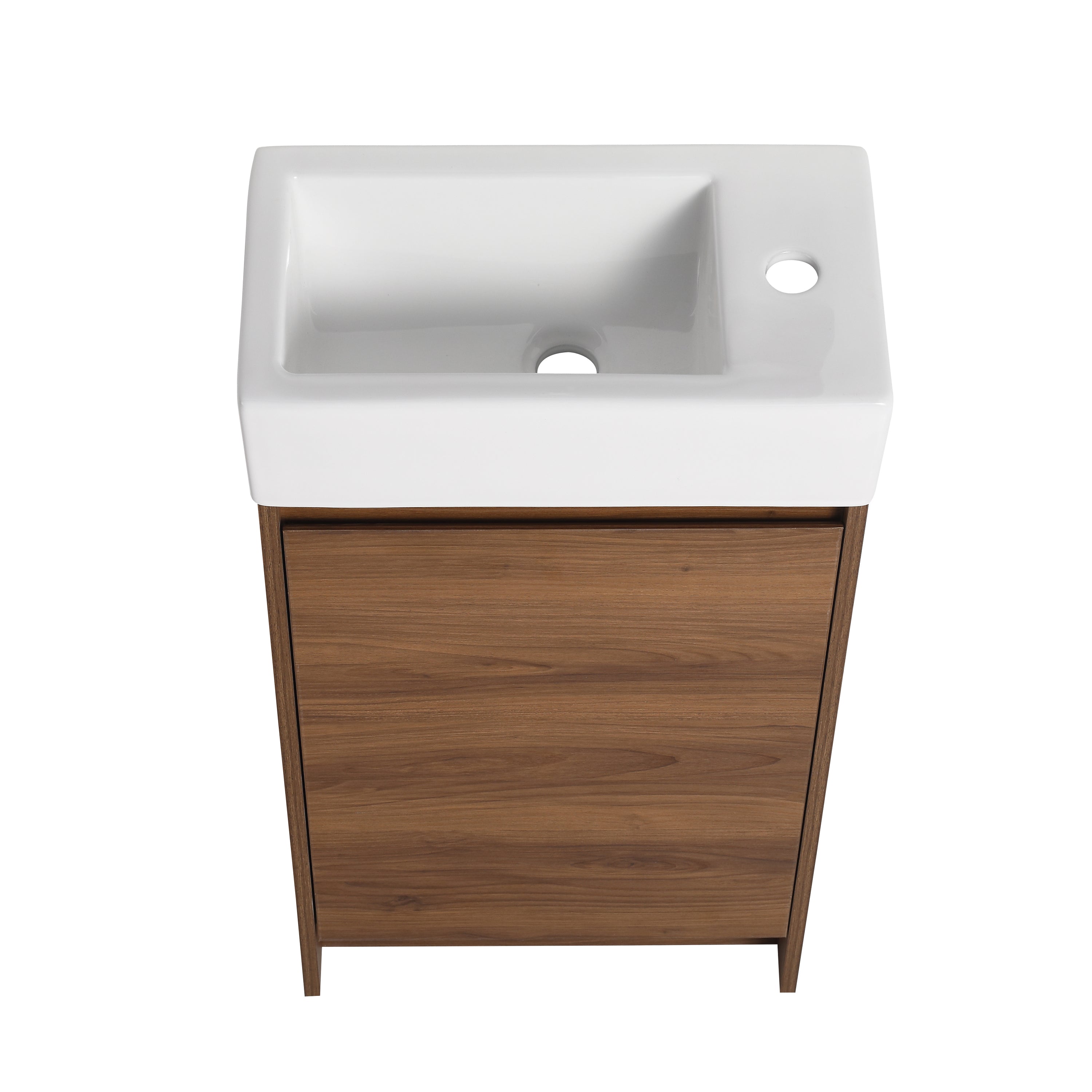 18 Inch  Bathroom Vanity With Single Sink, Soft Closing Doors, Suitable For Small Bathroom