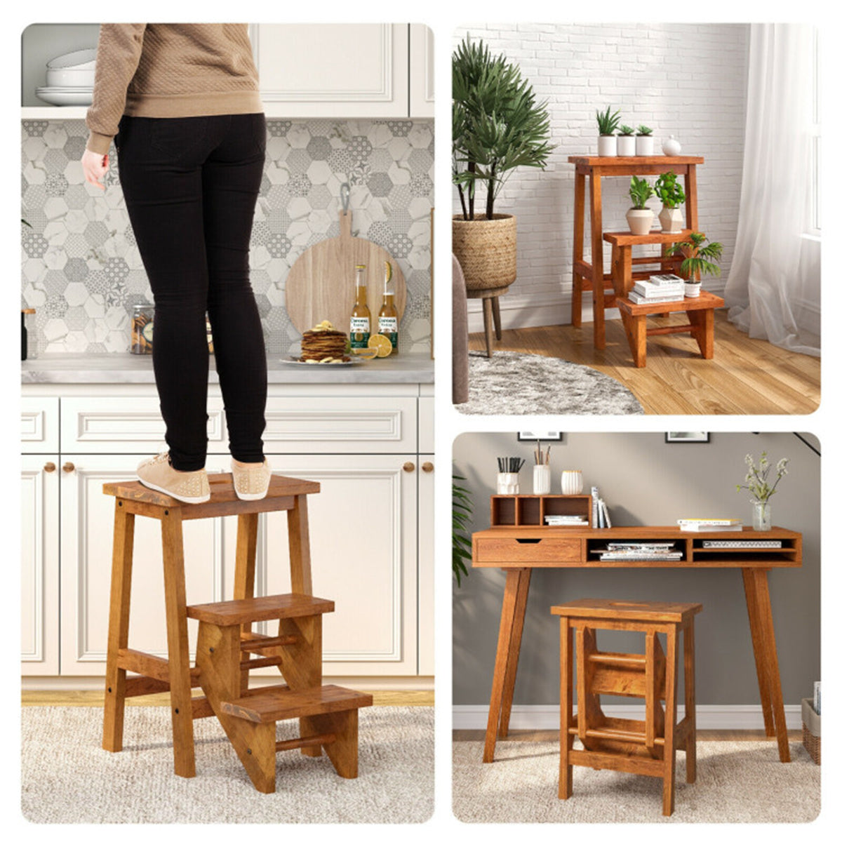 3-in-1 step stool