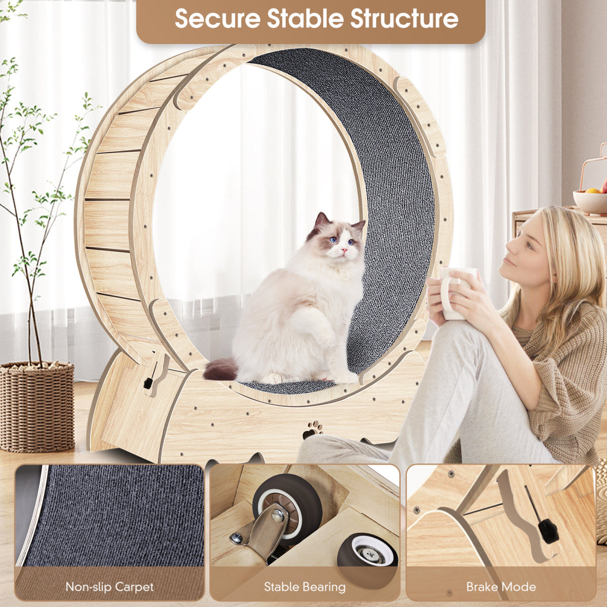 Cat Running Wheel /Cat Scratching Board