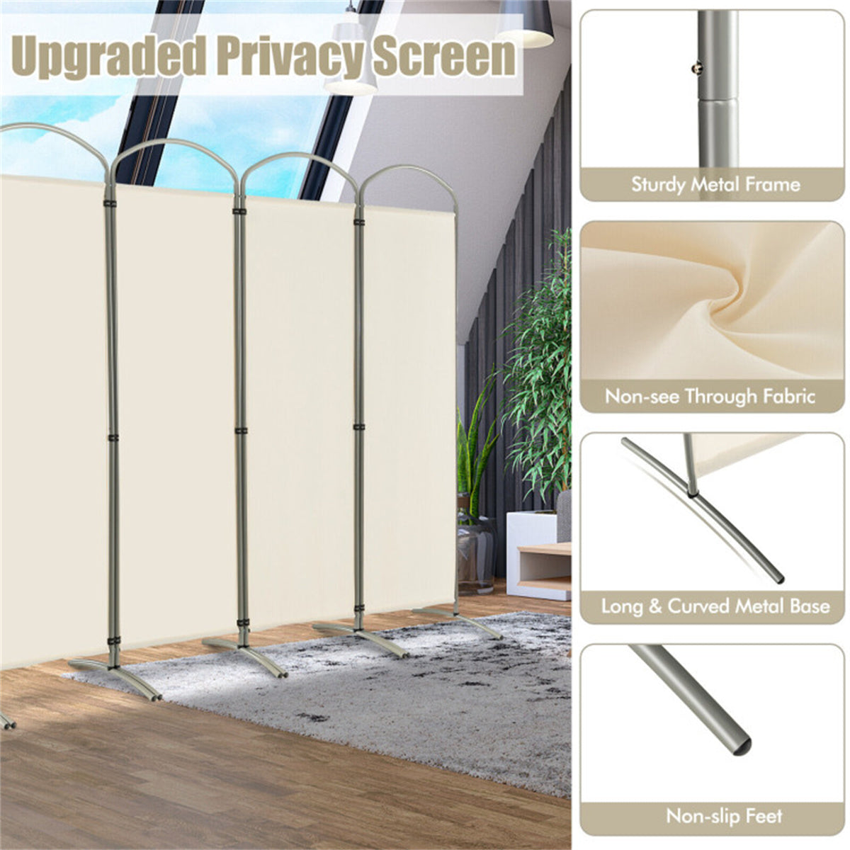 6 Panel Privacy screen