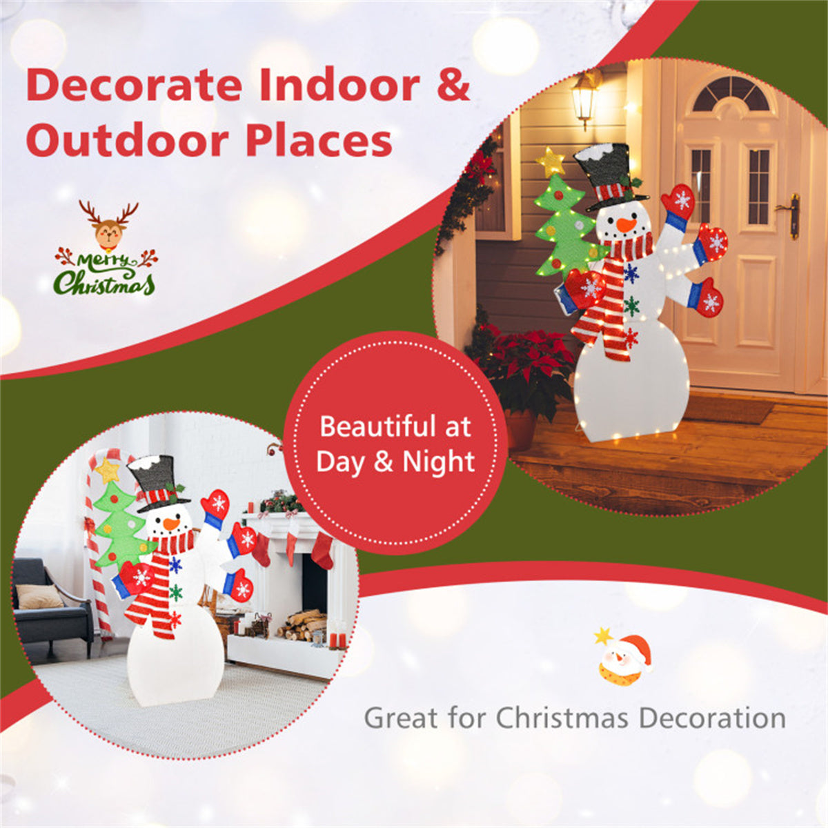 4FT Christmas Snowman Decoration