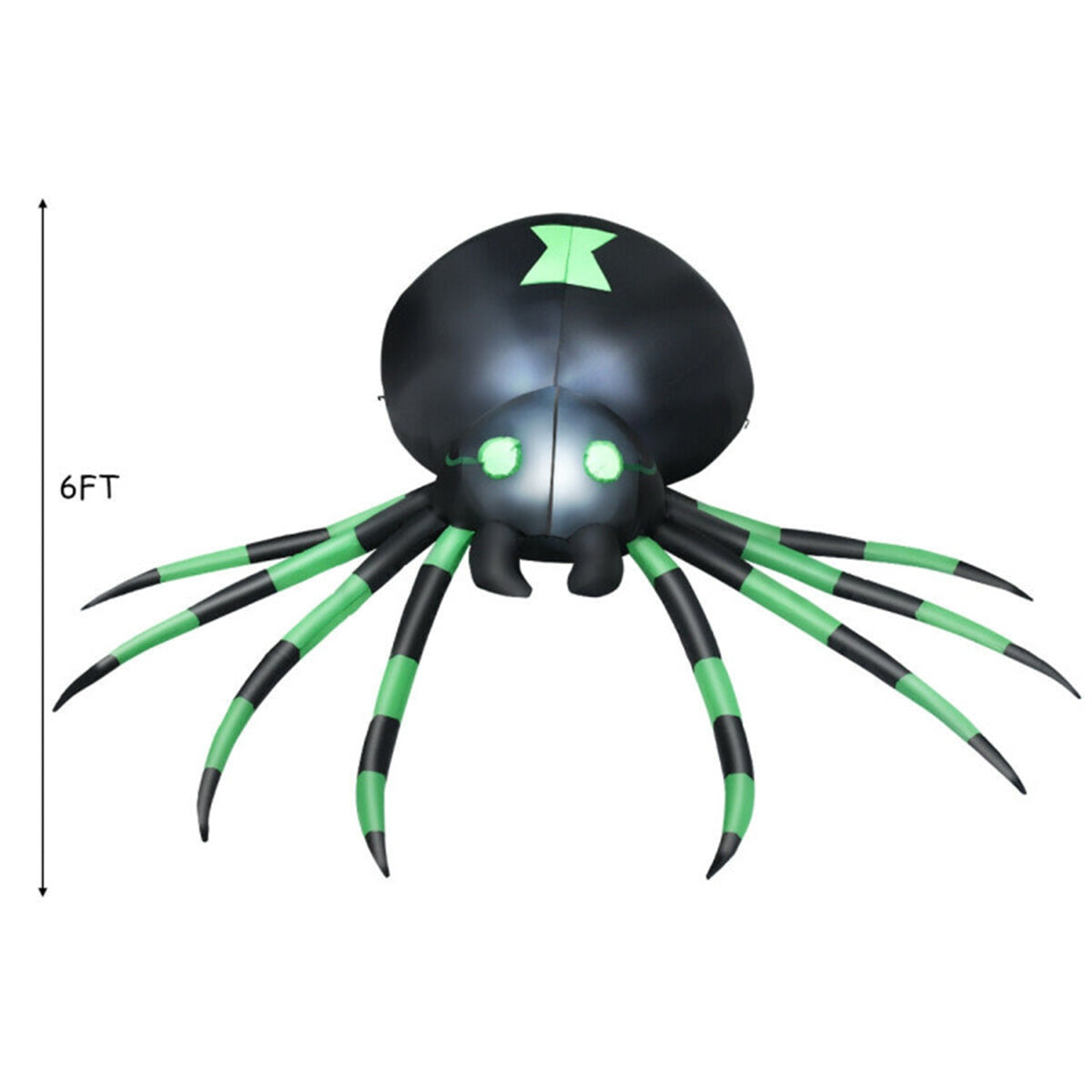 6 Feet Halloween Decorate Inflatable Spider