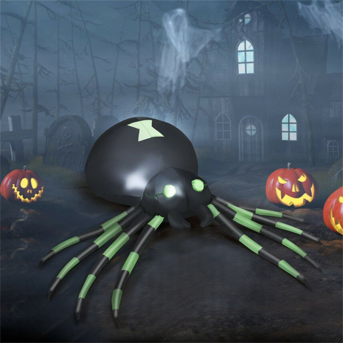 6 Feet Halloween Decorate Inflatable Spider