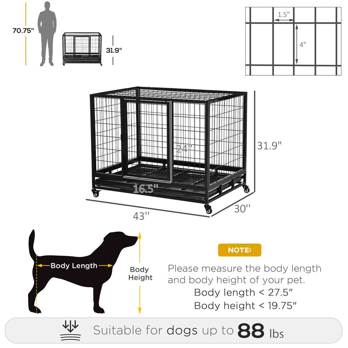 Dog Crate、Dog Cage