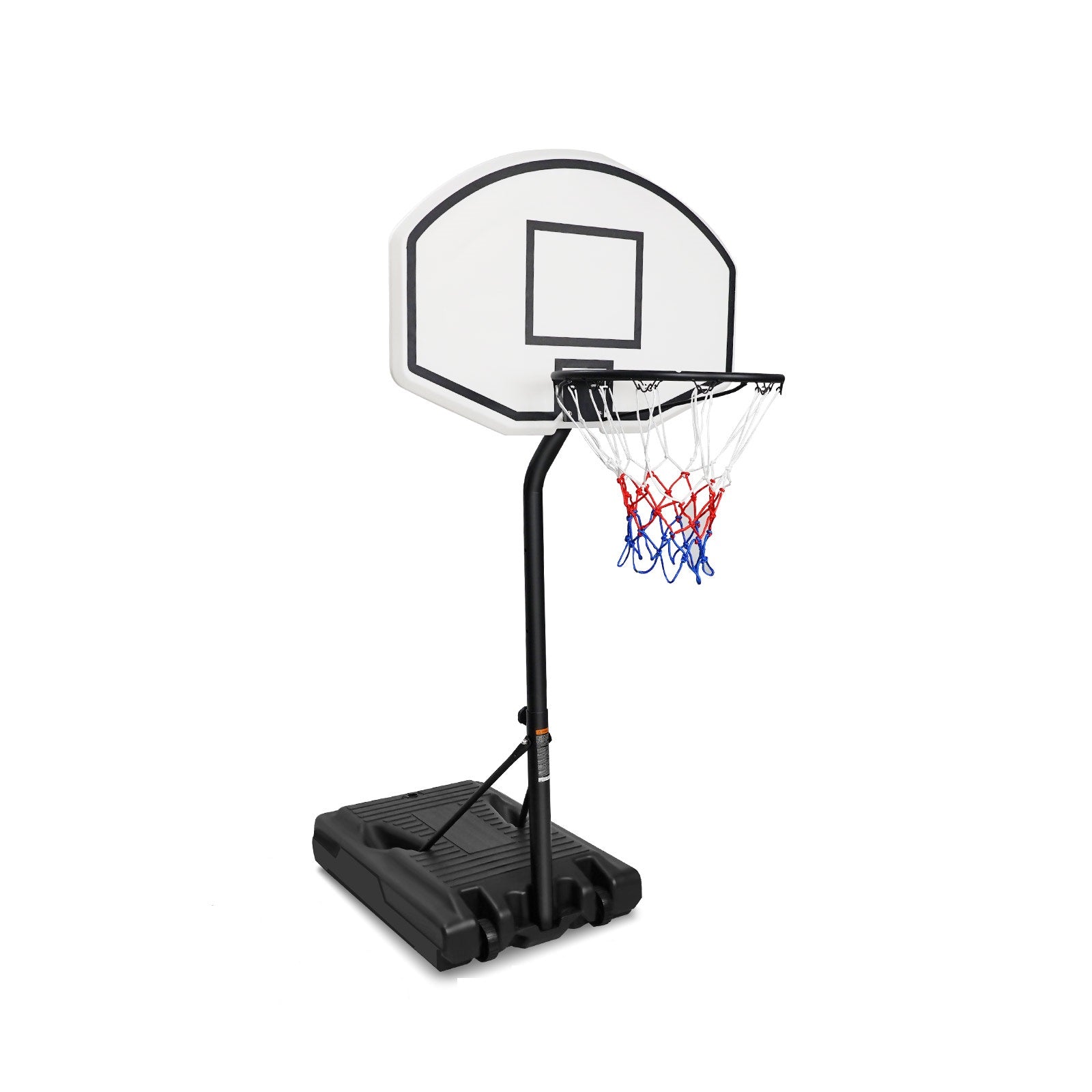 Portable Poolside Basketball Hoop Swimming Pool 3.1ft to 4.7ft Height-Adjustable Basketball System Goal Stand for Kids