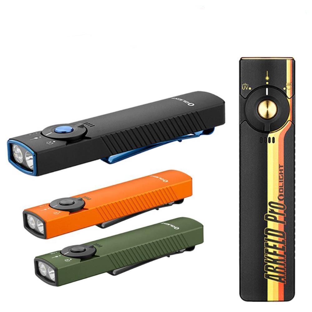 1300 Lumen Rechargeable EDC UV and Laser Flashlight