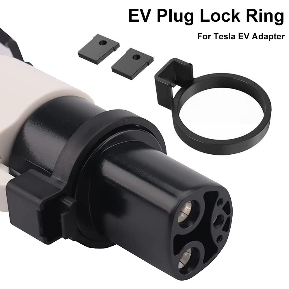 EV Plug Lock Ring for Type1 J1772 Adapter Lock for Model 3 /S/Y/X Electric Vehicle Charging Connector