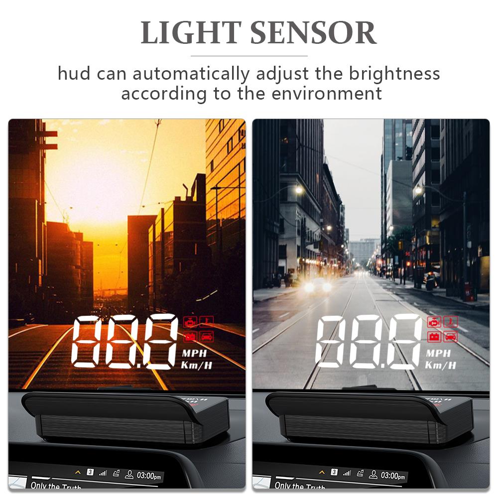 M3 HUD Head-Up Display Driving Computer Projector Car Computer Digital Display Auto Accessories