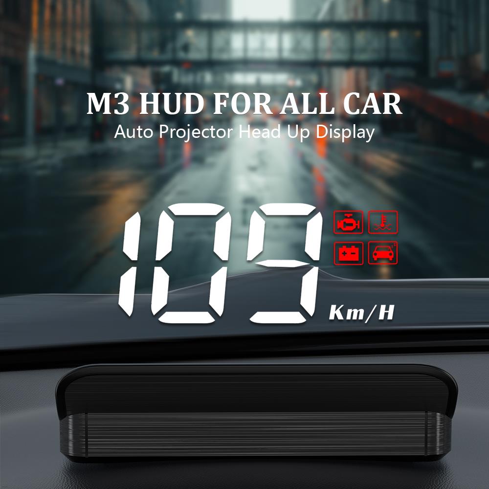 M3 HUD Head-Up Display Driving Computer Projector Car Computer Digital Display Auto Accessories