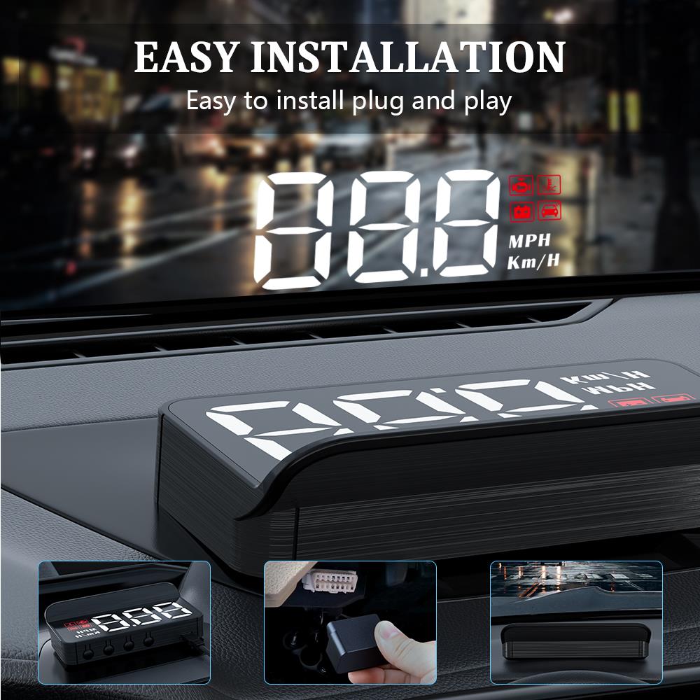 M3 HUD Head-Up Display Driving Computer Projector Car Computer Digital Display Auto Accessories