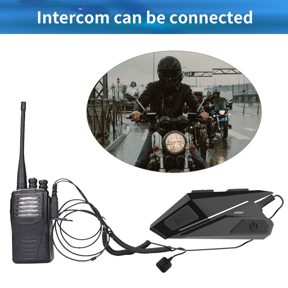 FM radio motorcycle helmet headset wireless bluetooth waterproof noise reduction music player