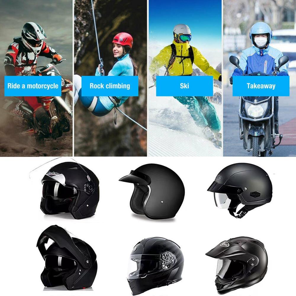 Bluetooth 5.0 motorcycle helmet headset ultra-thin hands-free call music playback 180mA